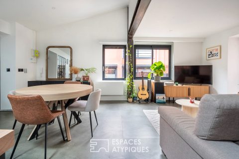 Duplex contemporain sur cour