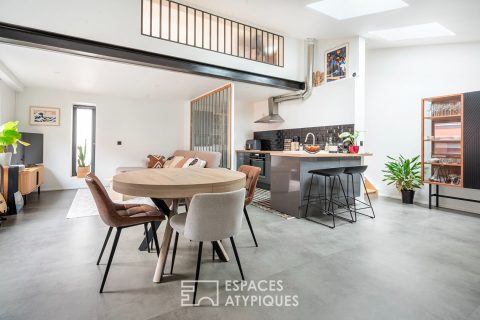 Duplex contemporain sur cour