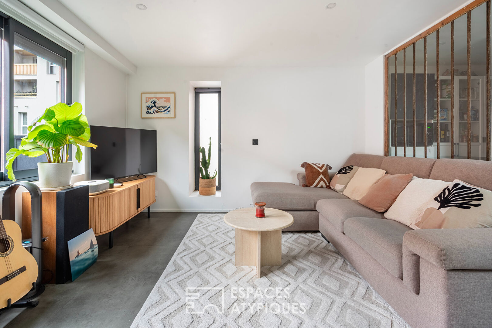 Duplex contemporain sur cour