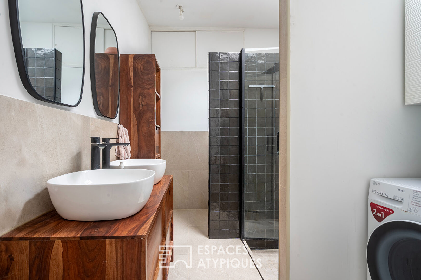 Duplex contemporain sur cour