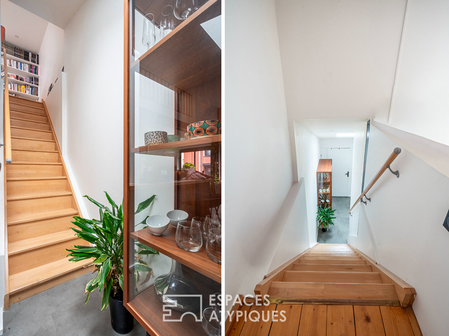 Duplex contemporain sur cour