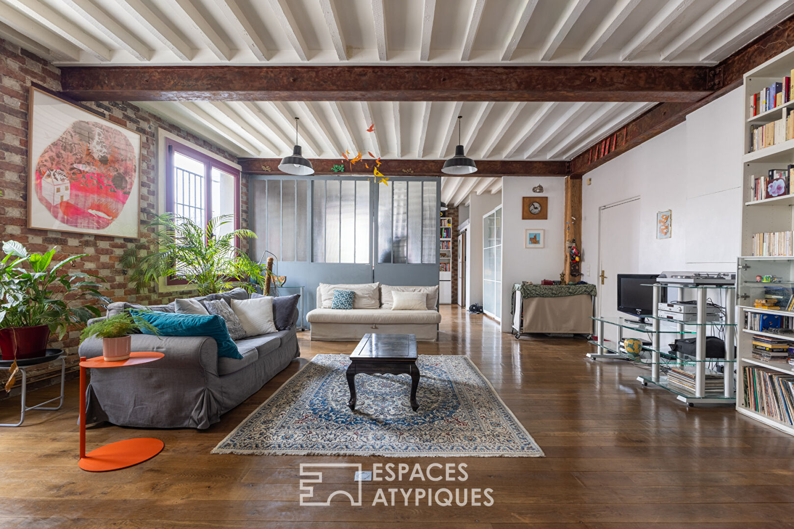 Loft avec jardin partagé