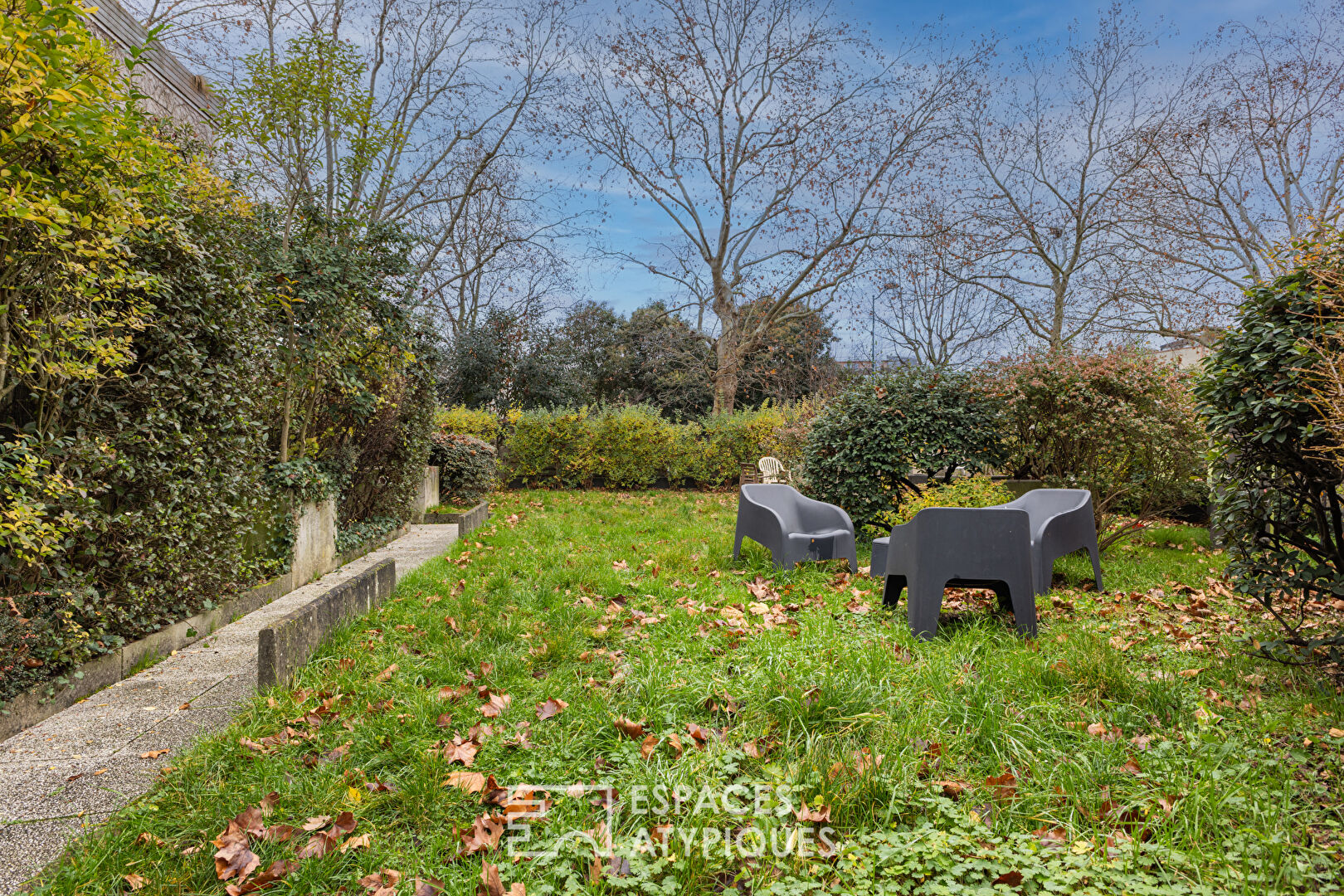 Loft avec jardin partagé