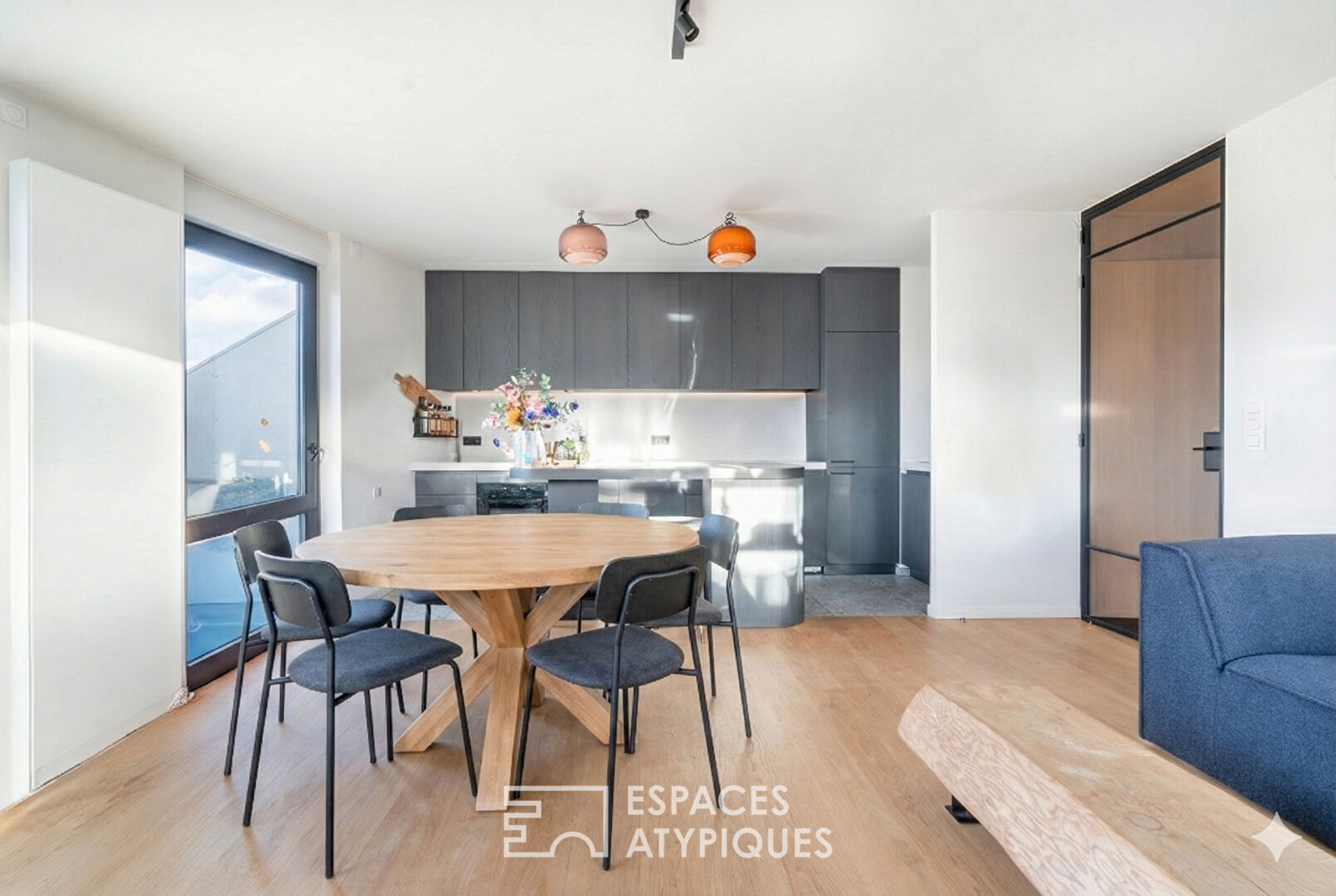 Appartement repensé par architecte avec terrasses