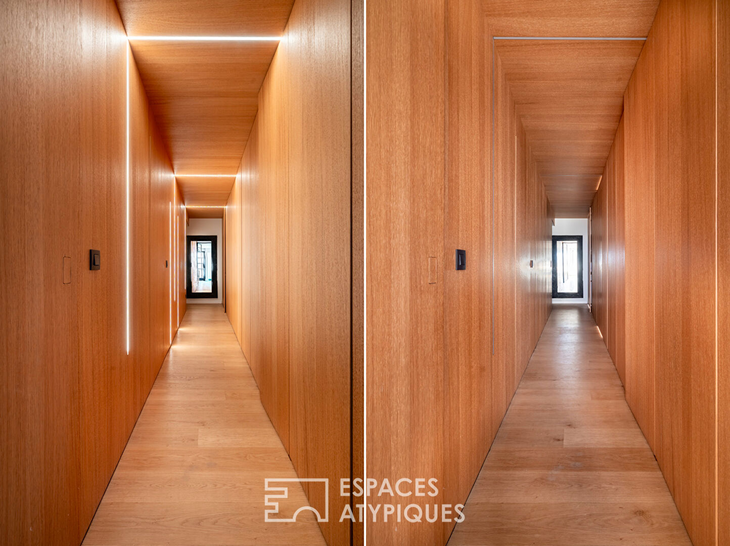 Appartement repensé par architecte avec terrasses