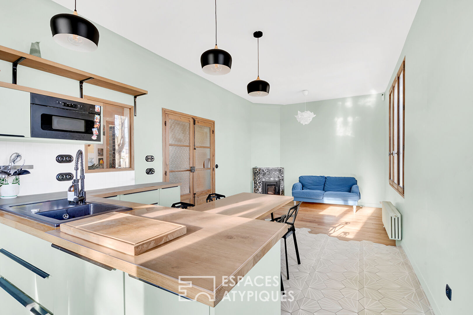 Ancienne maison maraîchère avec jardin et appentis