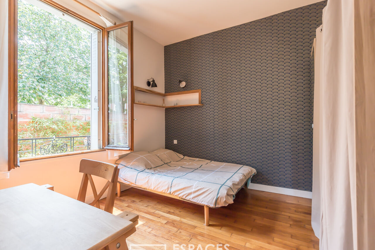 Ancienne maison maraîchère avec jardin et appentis