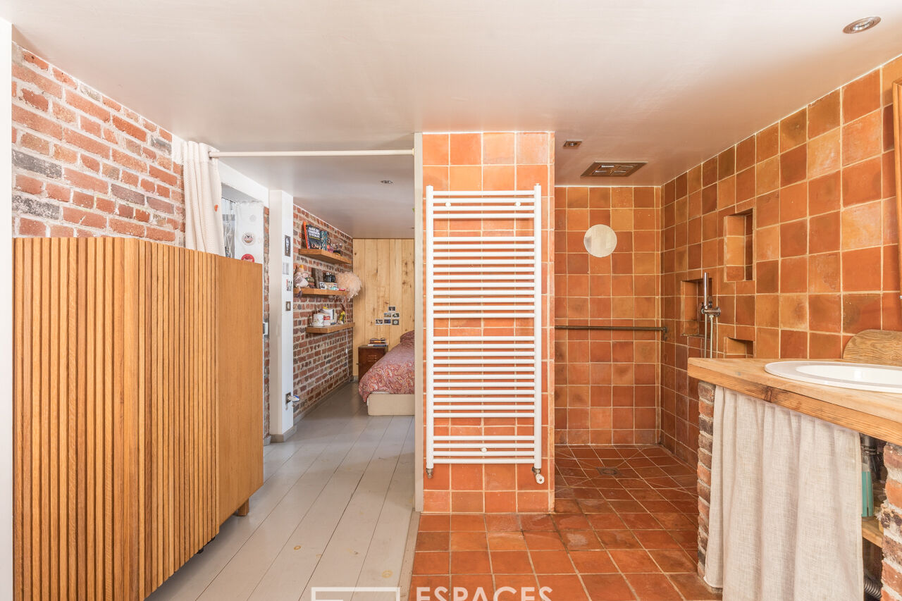 Ancienne maison maraîchère avec jardin et appentis