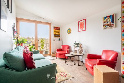 Appartement d&rsquo;architecte au dernier étage avec balcon