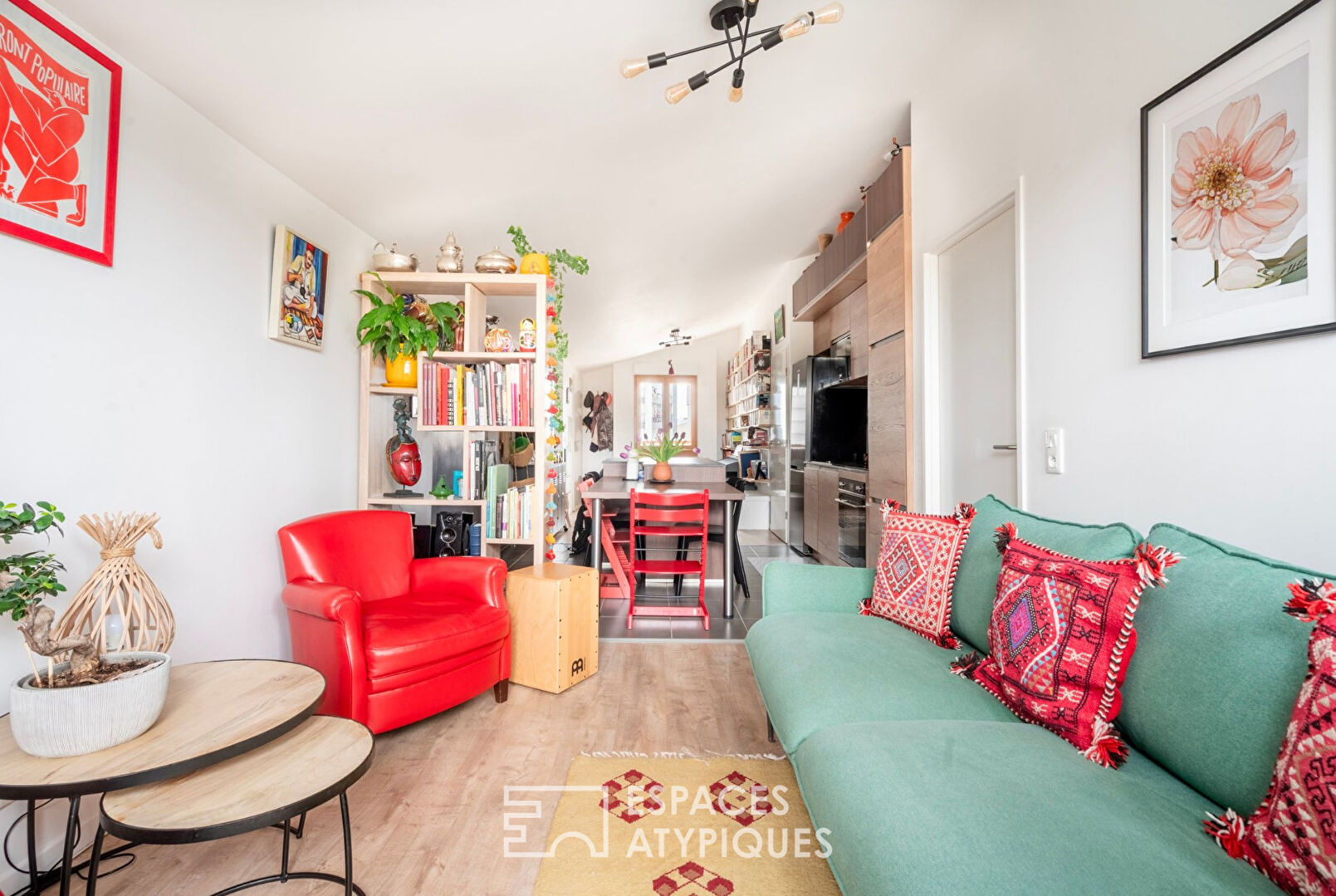 Appartement d&rsquo;architecte au dernier étage avec balcon