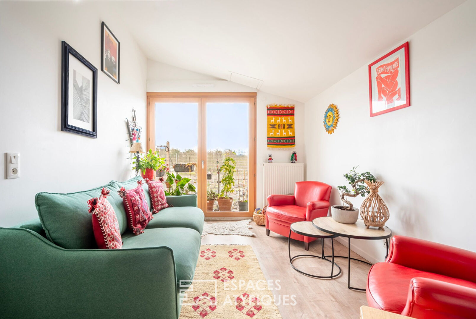 Appartement d&rsquo;architecte au dernier étage avec balcon