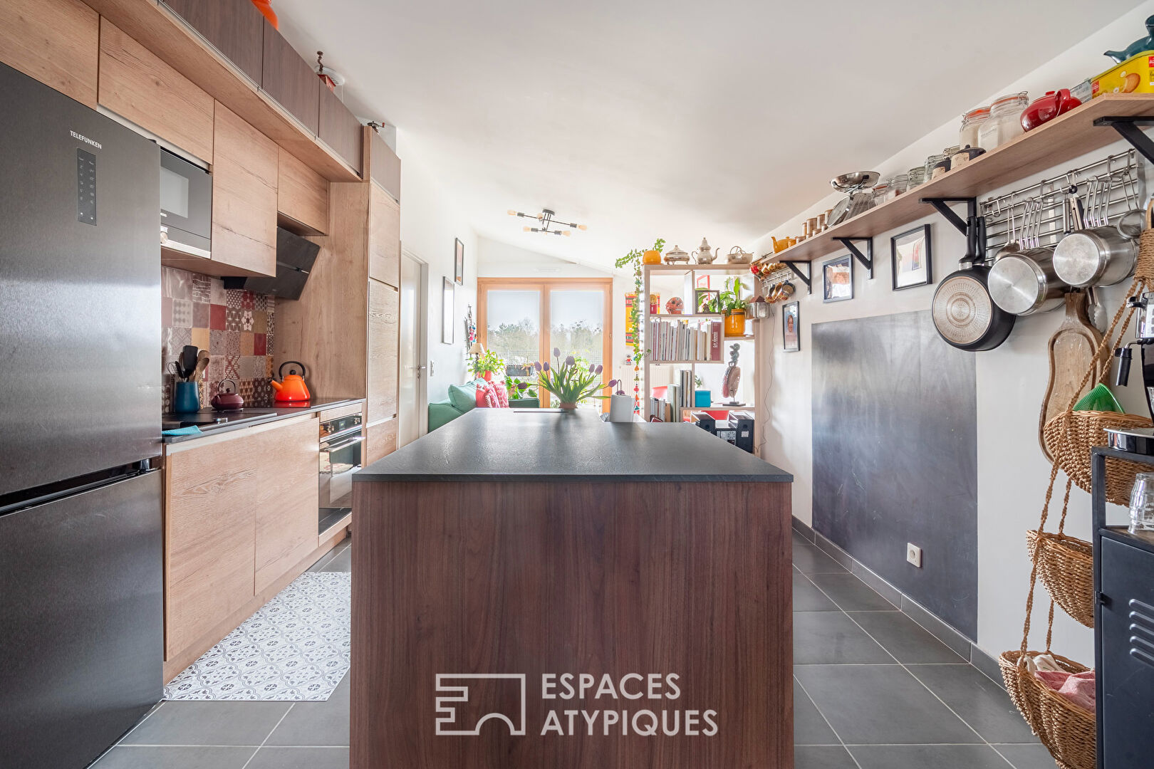 Appartement d&rsquo;architecte au dernier étage avec balcon