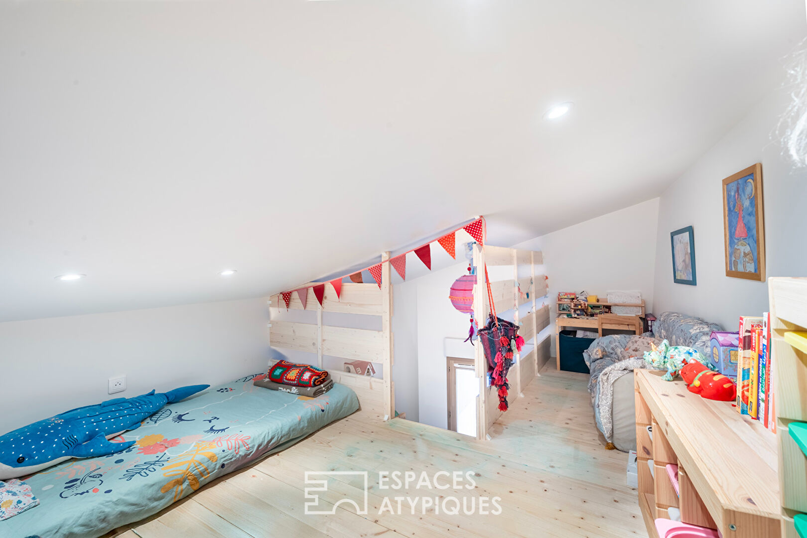 Appartement d&rsquo;architecte au dernier étage avec balcon