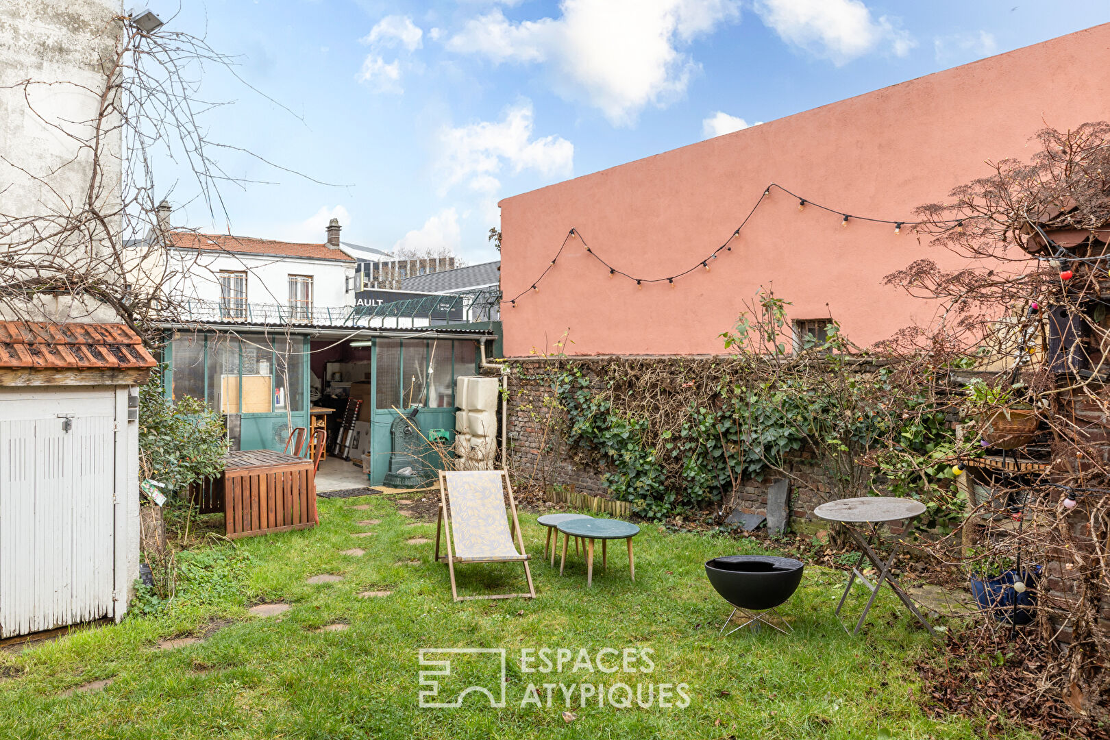 Maison de charme avec jardin et atelier