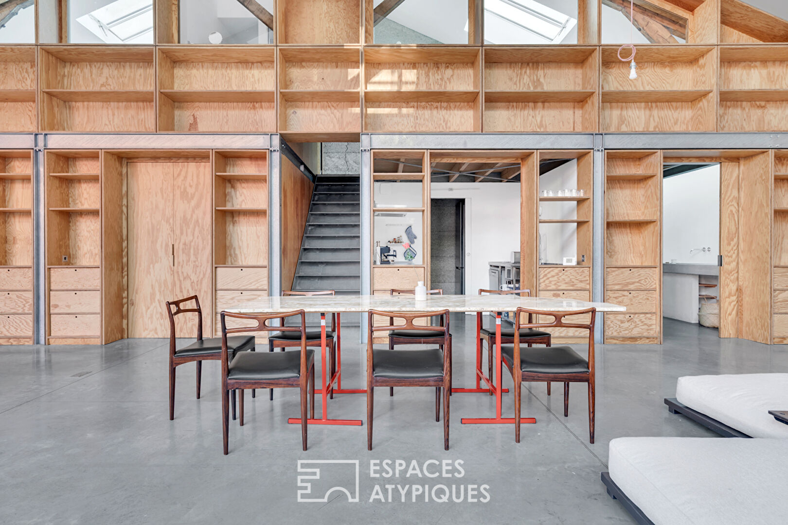 Loft in a former distillery