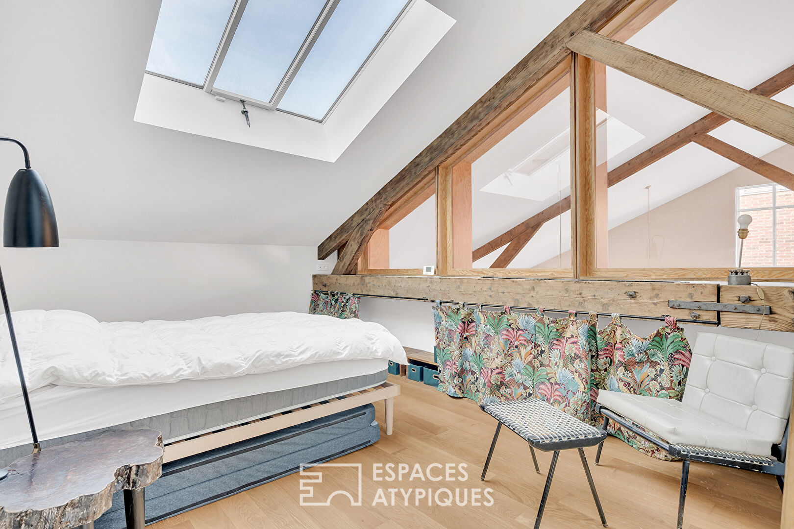 Loft in a former distillery