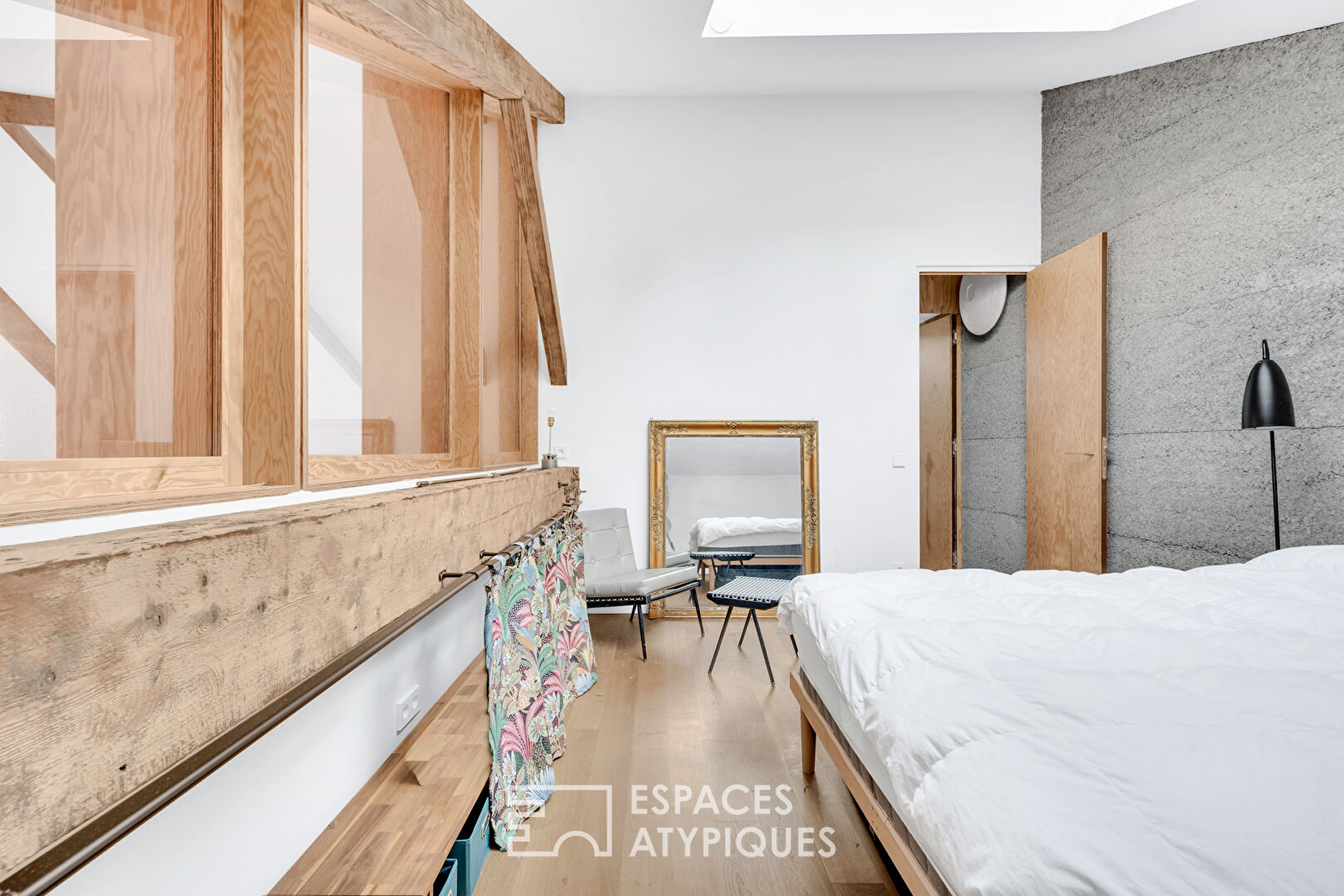 Loft in a former distillery