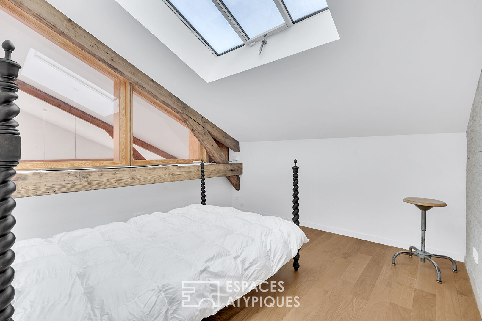 Loft in a former distillery