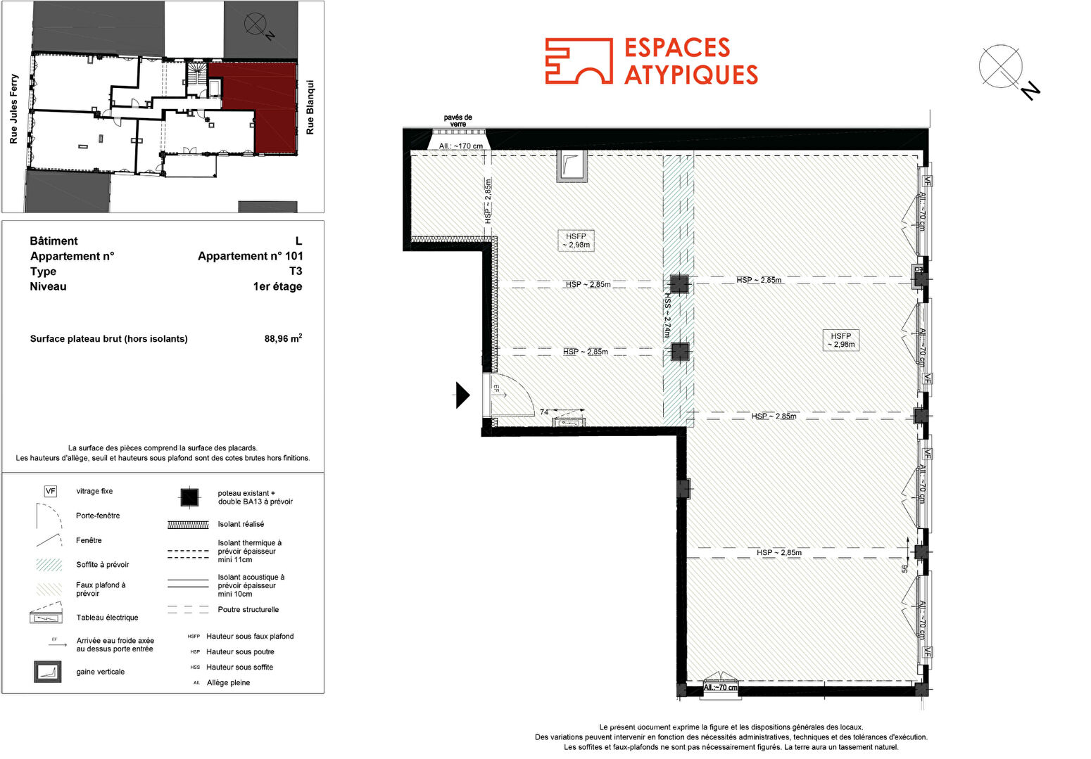 Loft industriel brut à aménager