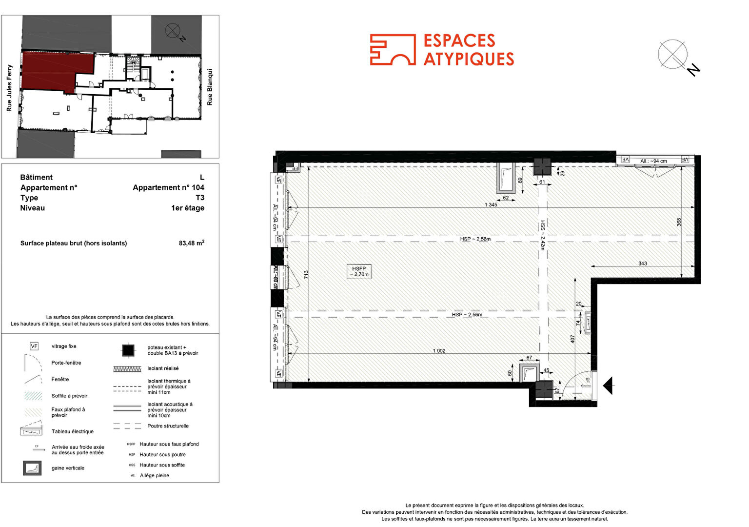 Loft industriel brut à aménager