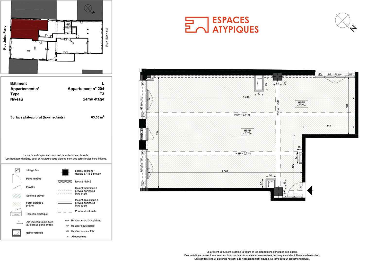 Loft industriel brut à aménager