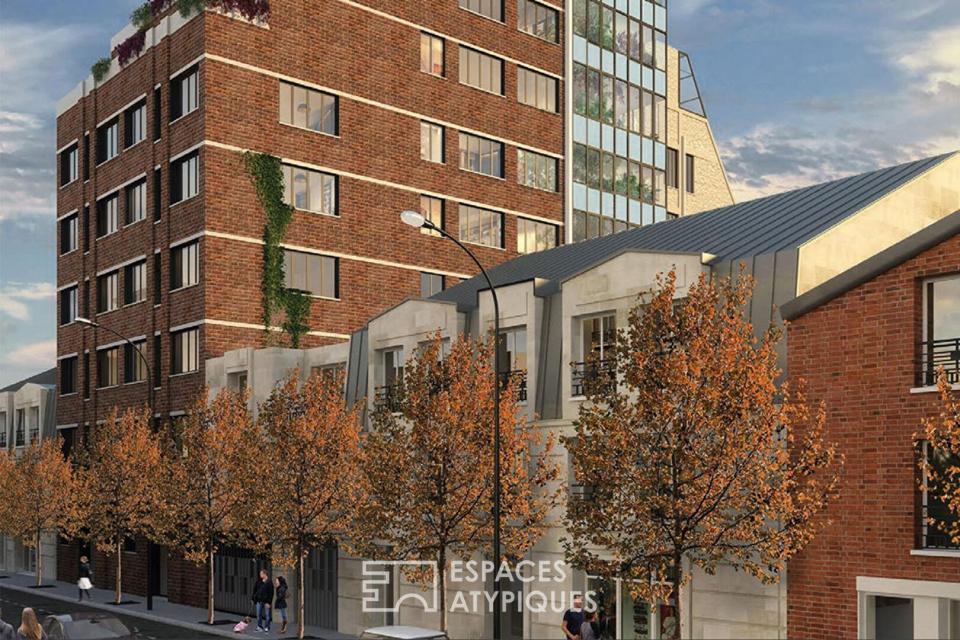 Loft industriel brut à aménager