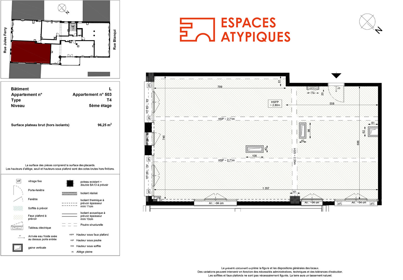 Loft industriel brut à aménager