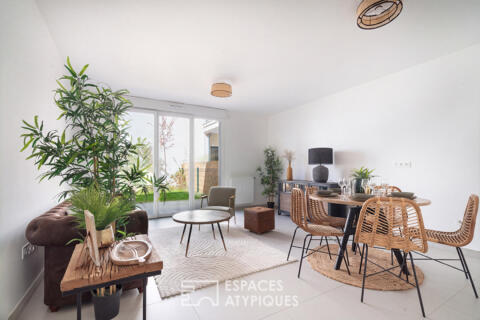 Maison neuve avec jardin