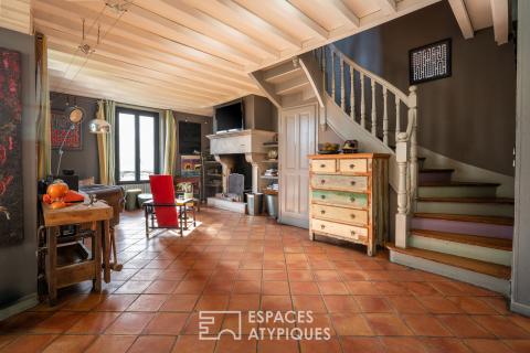 Maison familiale avec jardin arboré