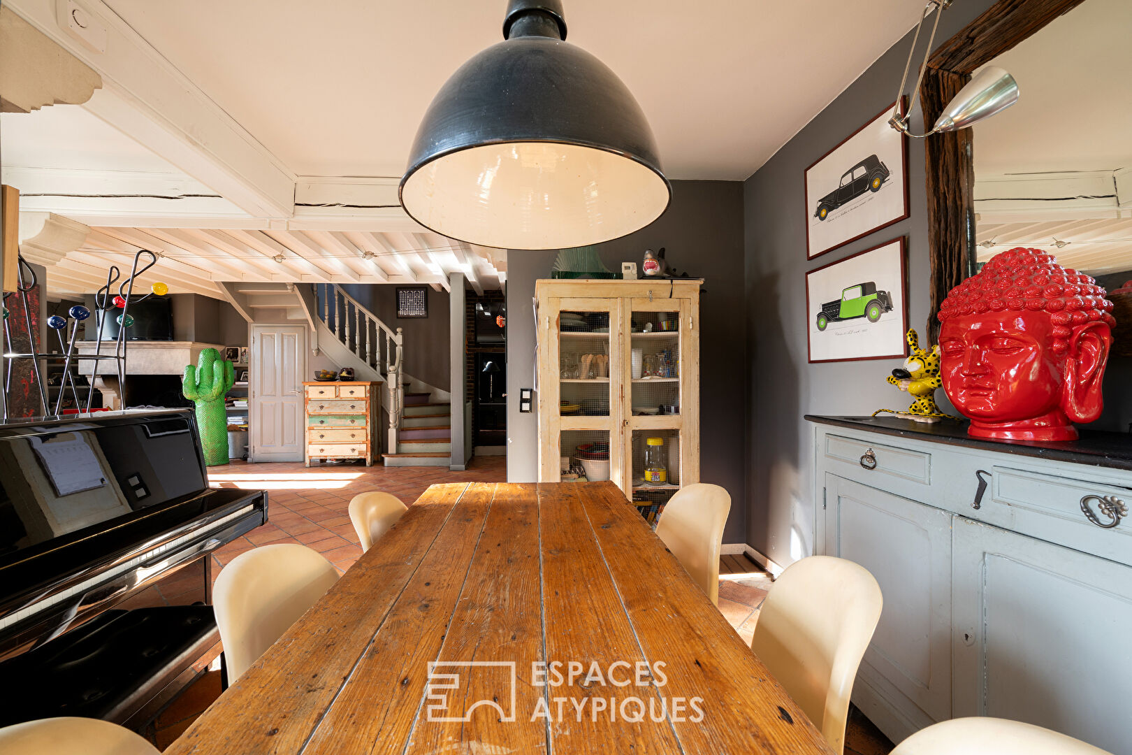 Maison familiale avec jardin arboré