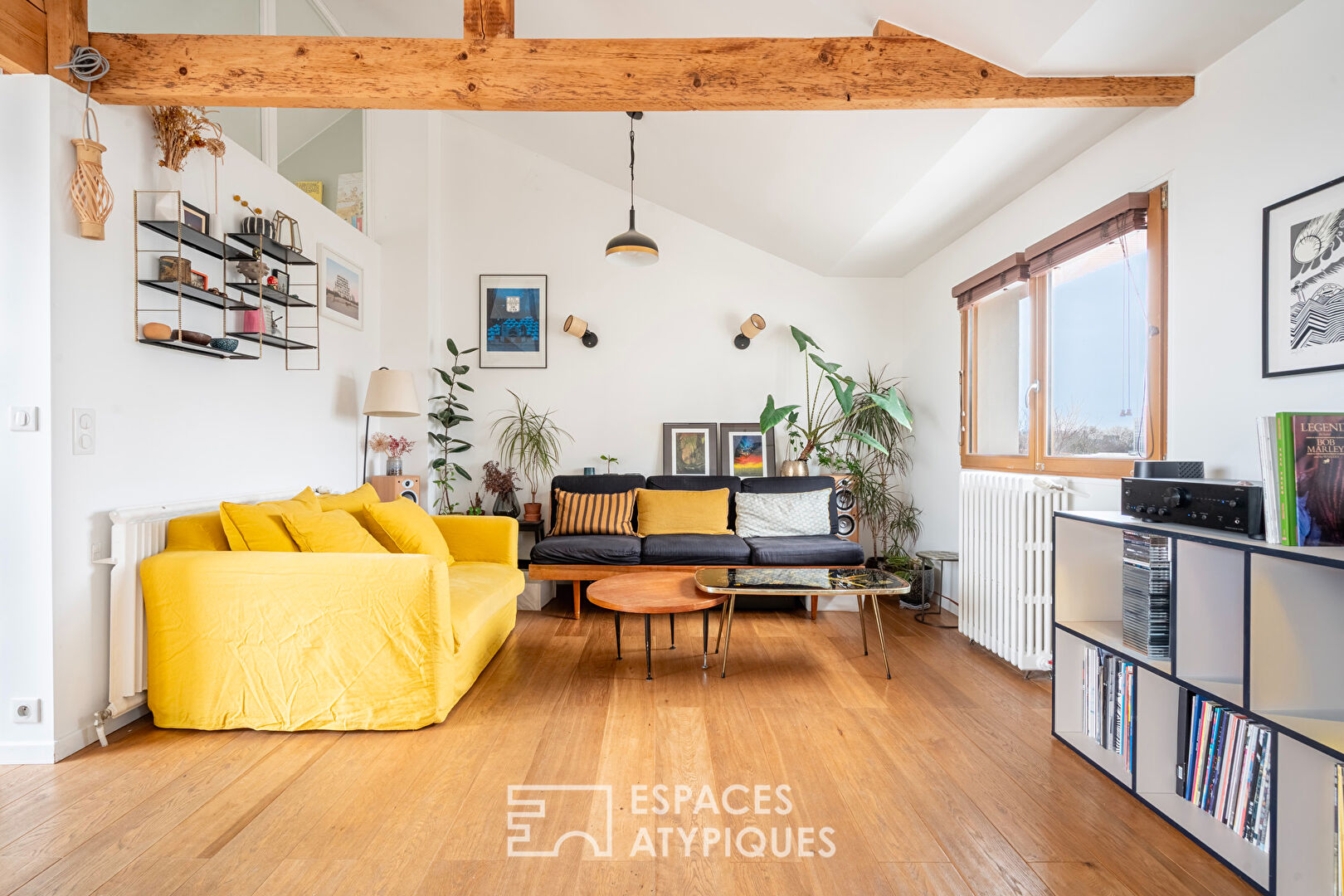 Duplex traversant avec terrasse