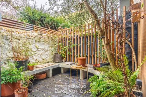 Loft avec patio dans une ancienne clouterie