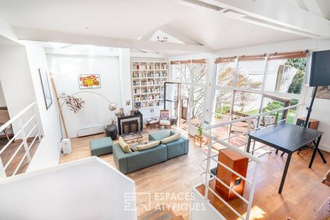 Maison avec extension et jardin d&rsquo;inspiration japonaise