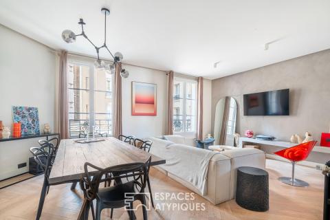 Appartement contemporain dans un immeuble art déco