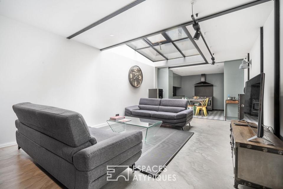 Triplex d'architecte avec terrasse en roof-top