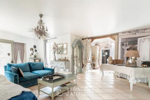 Demeure de style Mansart avec jardin aux accents méditerranéens