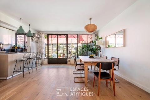 Loft en duplex avec verrière et terrasse