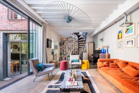 Maison à l&rsquo;esprit loft avec terrasse