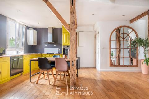 Appartement de charme à l&rsquo;esprit contemporain au dernier étage