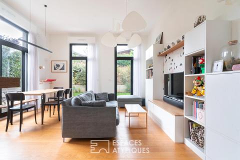 Duplex avec jardin et terrasse