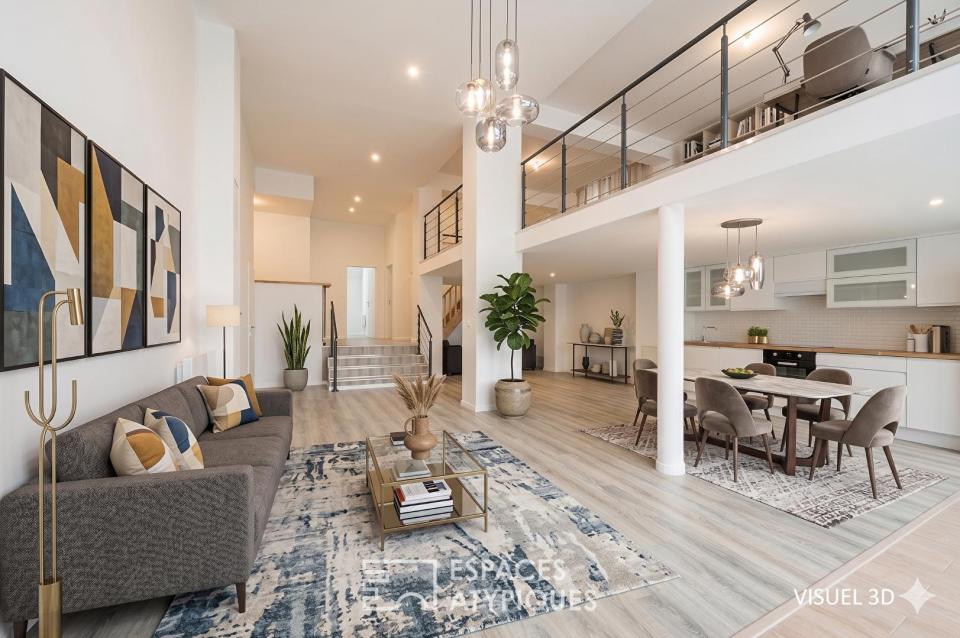 Appartement type Loft aux lignes contemporaines