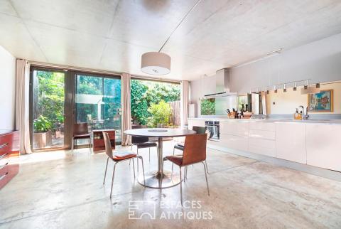 Loft avec rooftop, jardin et terrasse