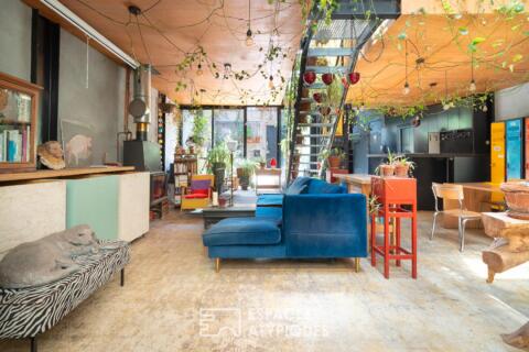 Loft with winter garden and patio