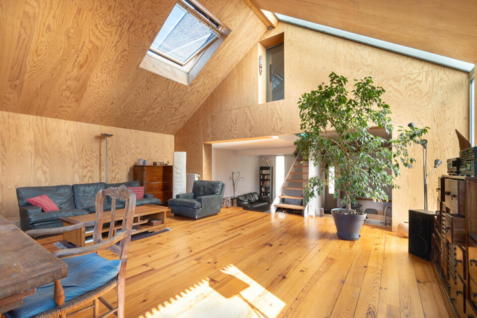Maison d'architecte avec studio de musique