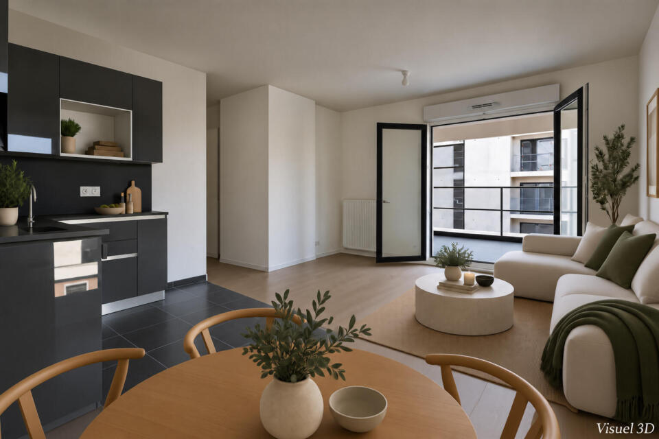 Appartement neuf avec balcon