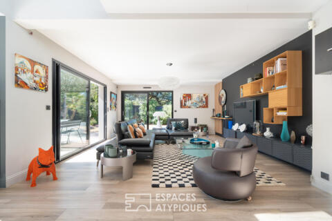 Maison d’architecte avec jardin et terrasse
