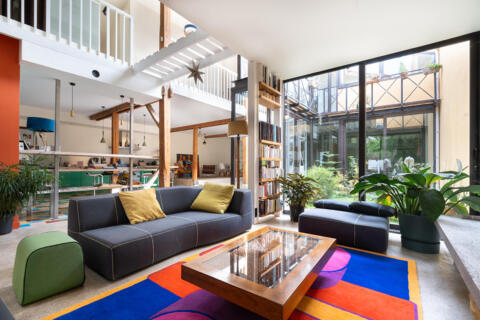 Maison à l&rsquo;esprit Loft avec terrasse et patio