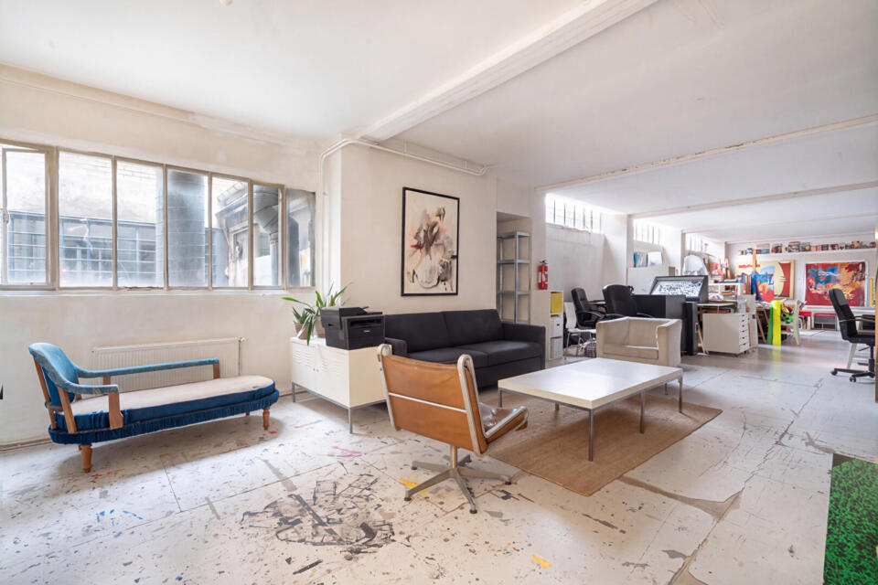 Atelier d'artistes à la lisière de Vincennes