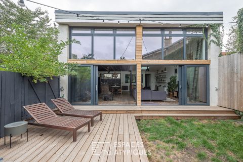 Loft contemporain avec jardin et terrasse