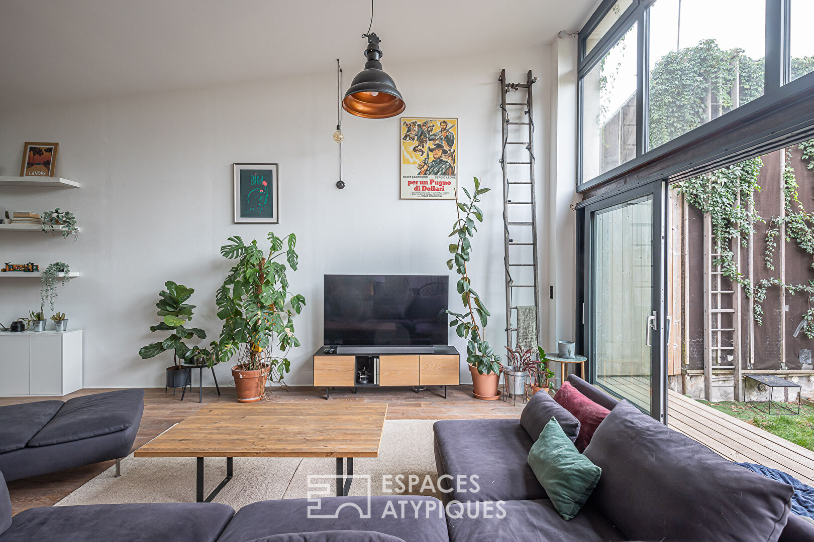 Contemporary loft with garden and terrace